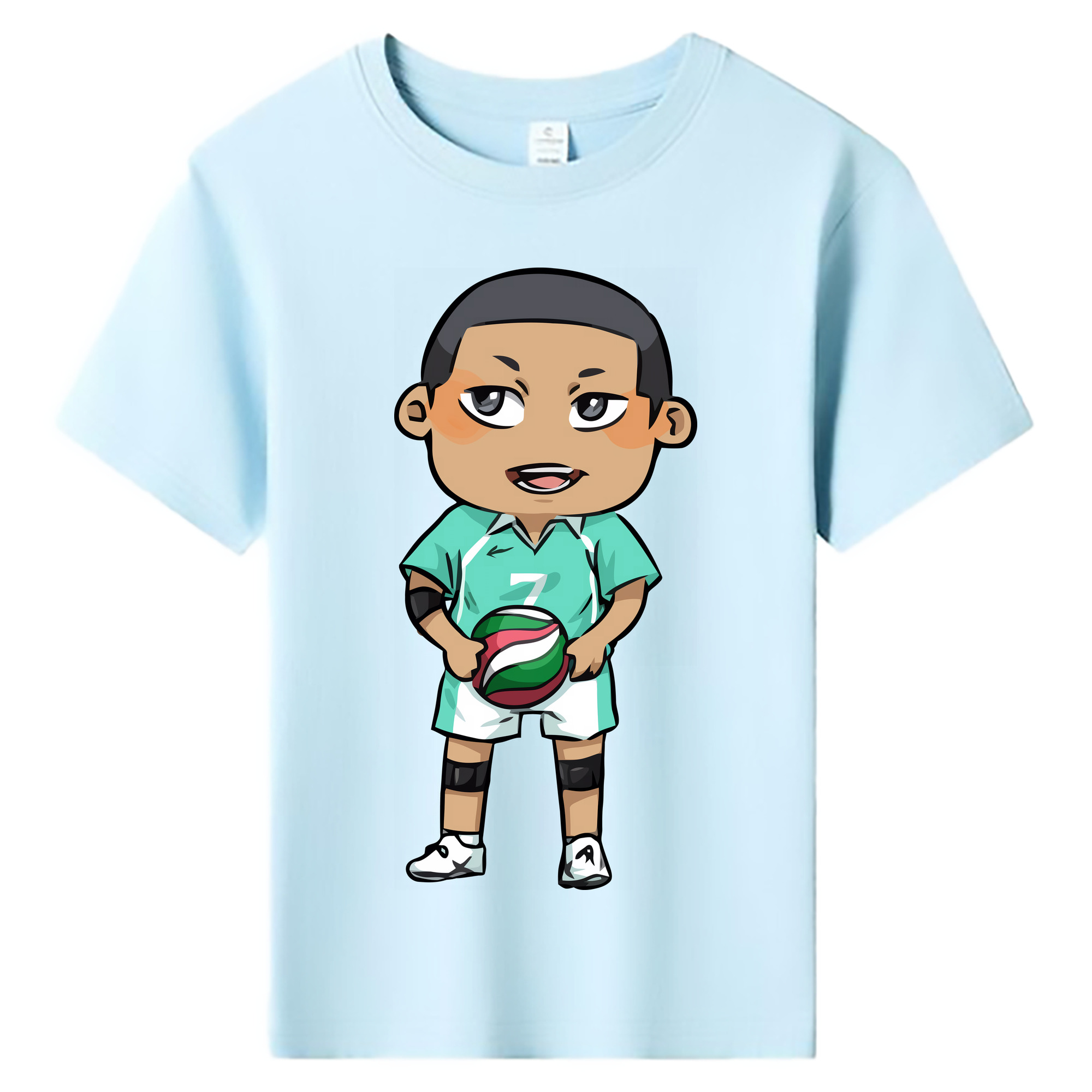 （画像用） ハイキュー!! Haikyu!! 綿100％キッズTシャツ（フロントプリント）